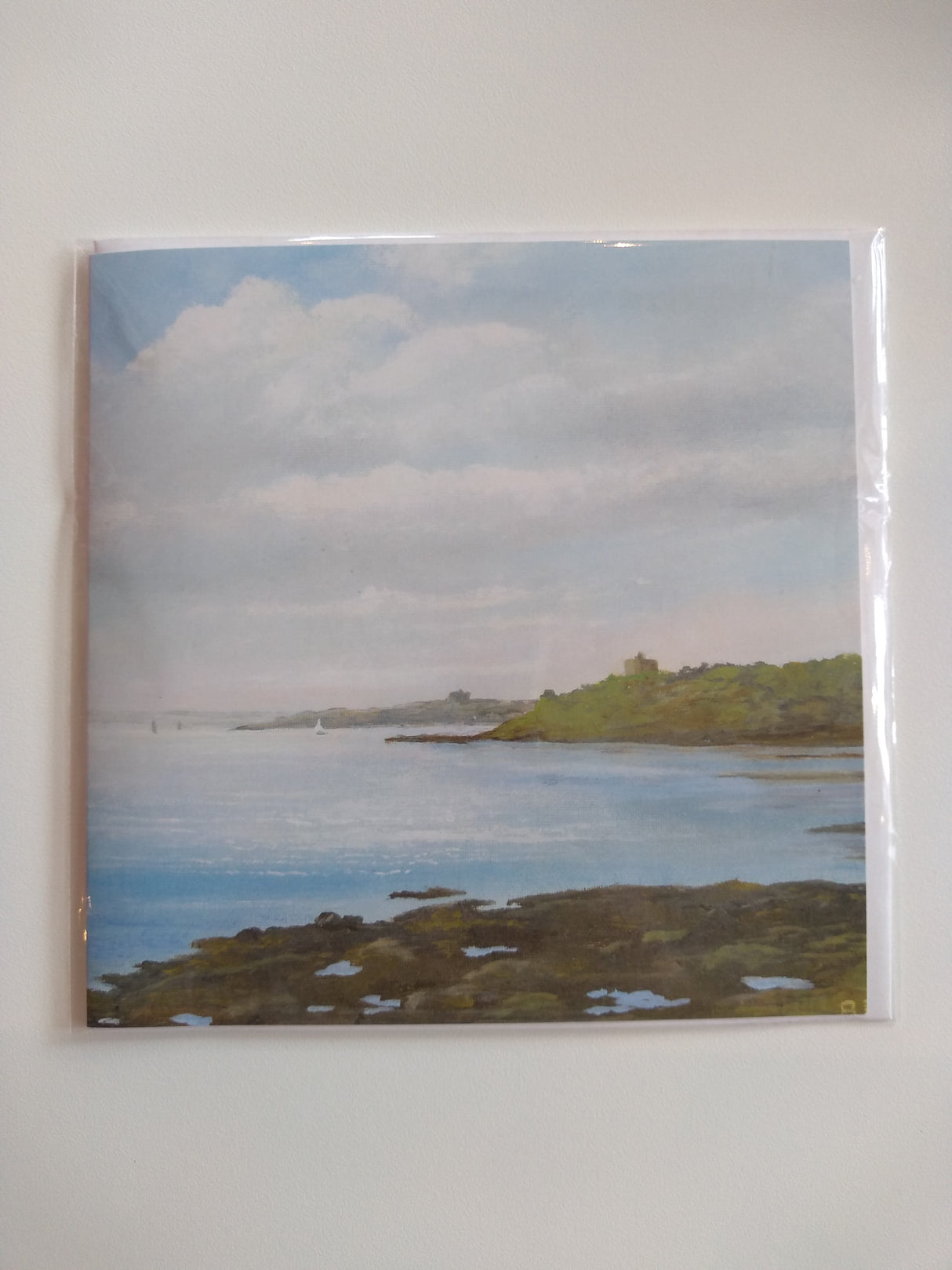 Sail Boats at St. Mawes card by Barbara Powell