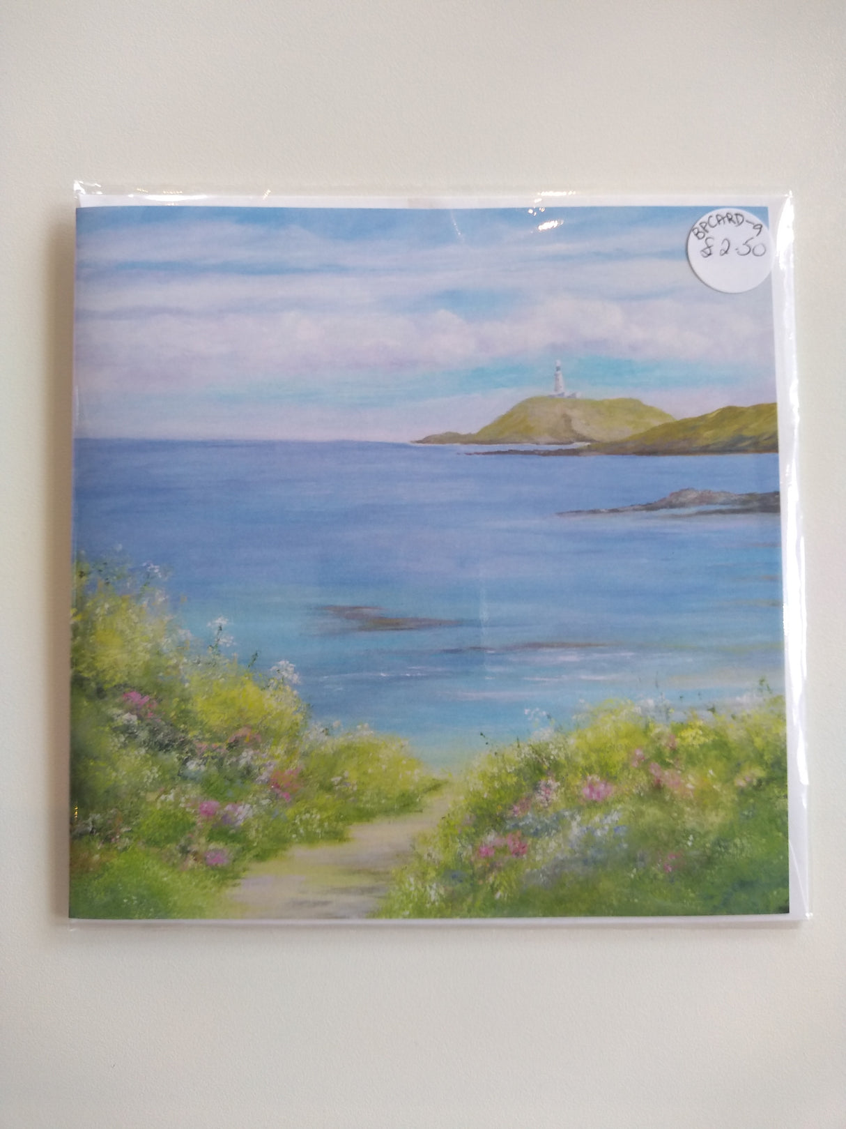 Round Island From Tresco card by Barbara Powell