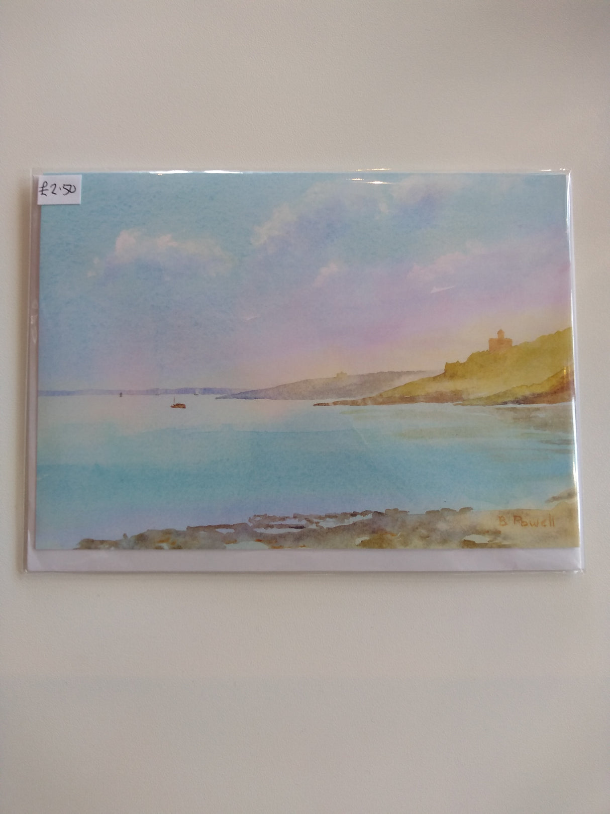 St. Mawes card by Barbara Powell