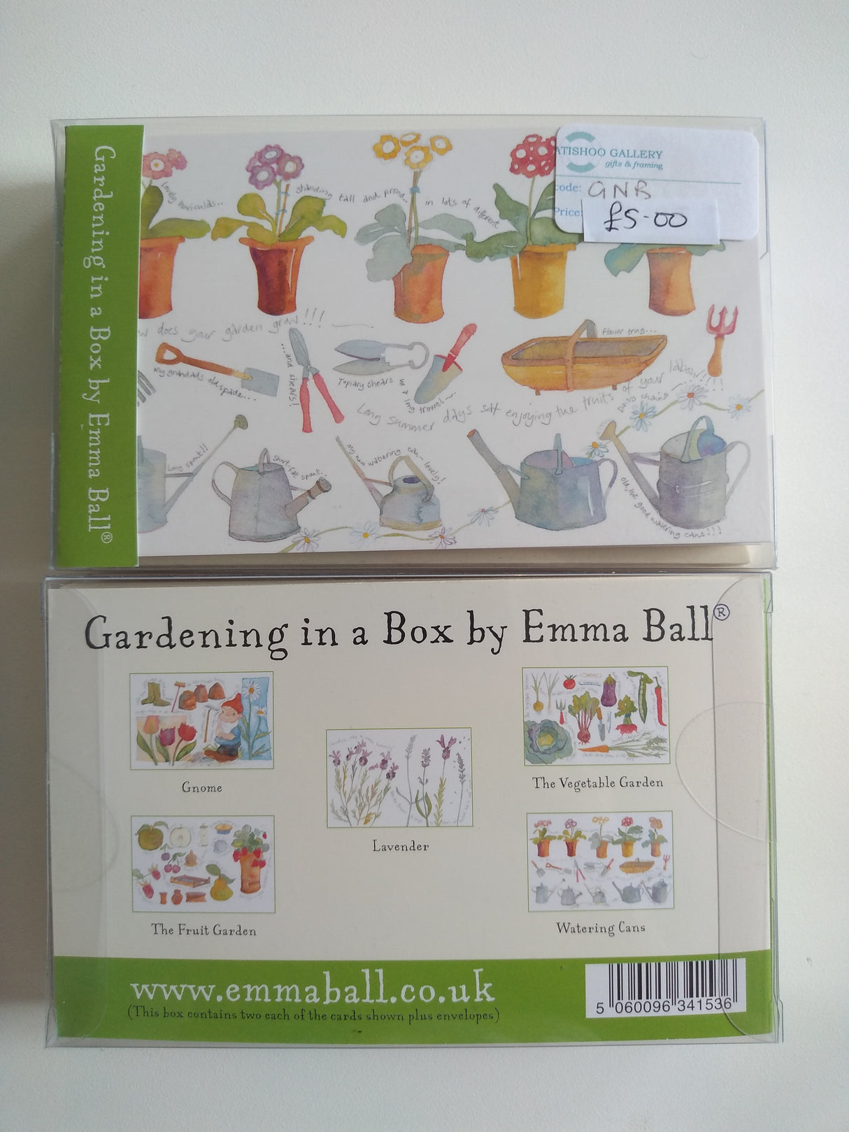 Gardening notecards by Emma Ball