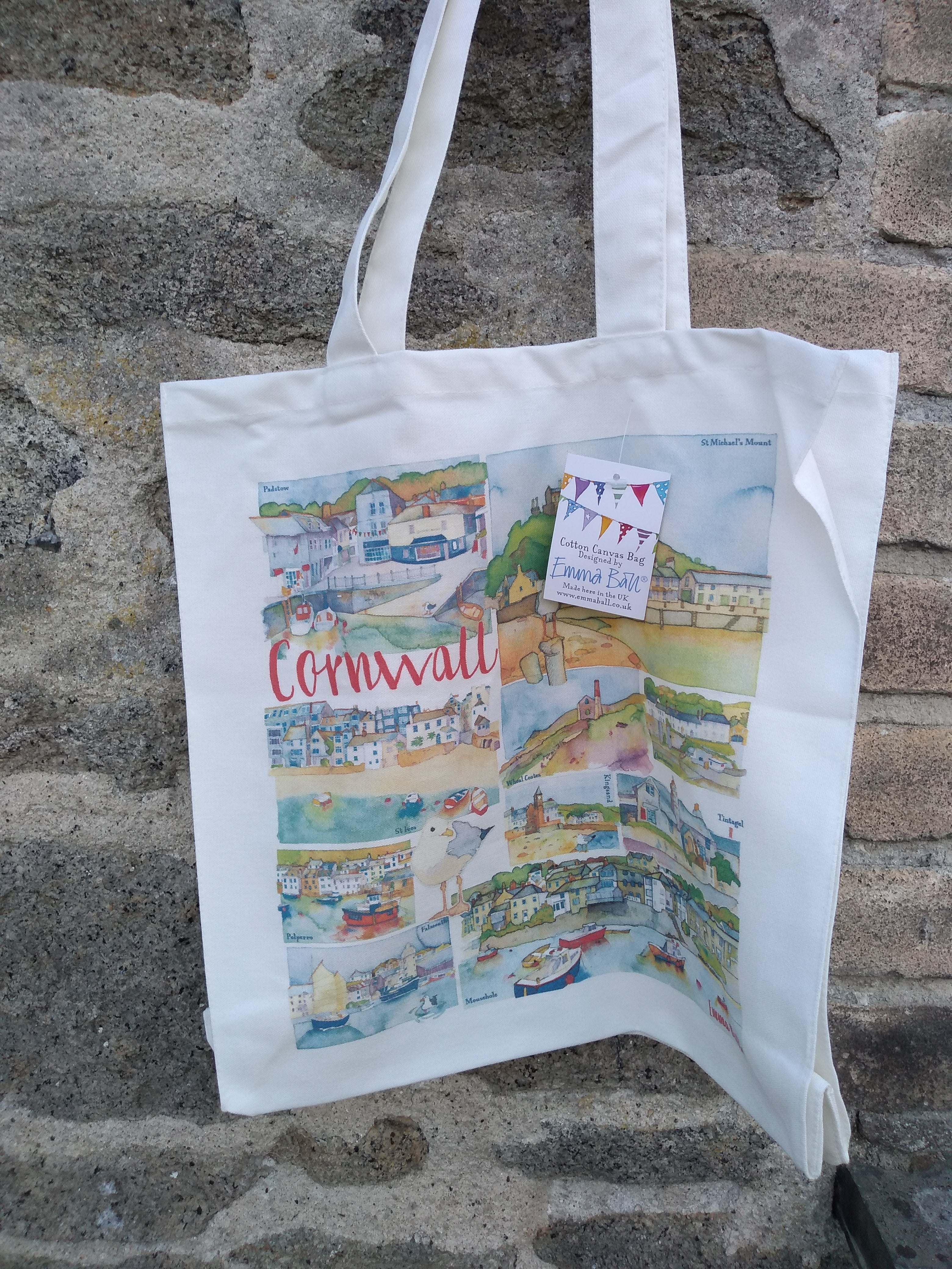 Emma Ball Cornwall shopping bag – Atishoo Gallery