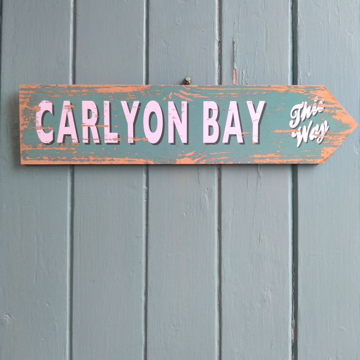 Carlyon Bay coastal sign – Atishoo Gallery