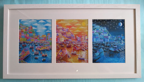 Mevagissey Triptych by Paul Clark