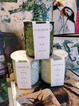 Aloe & Cucumber recycled glass candle