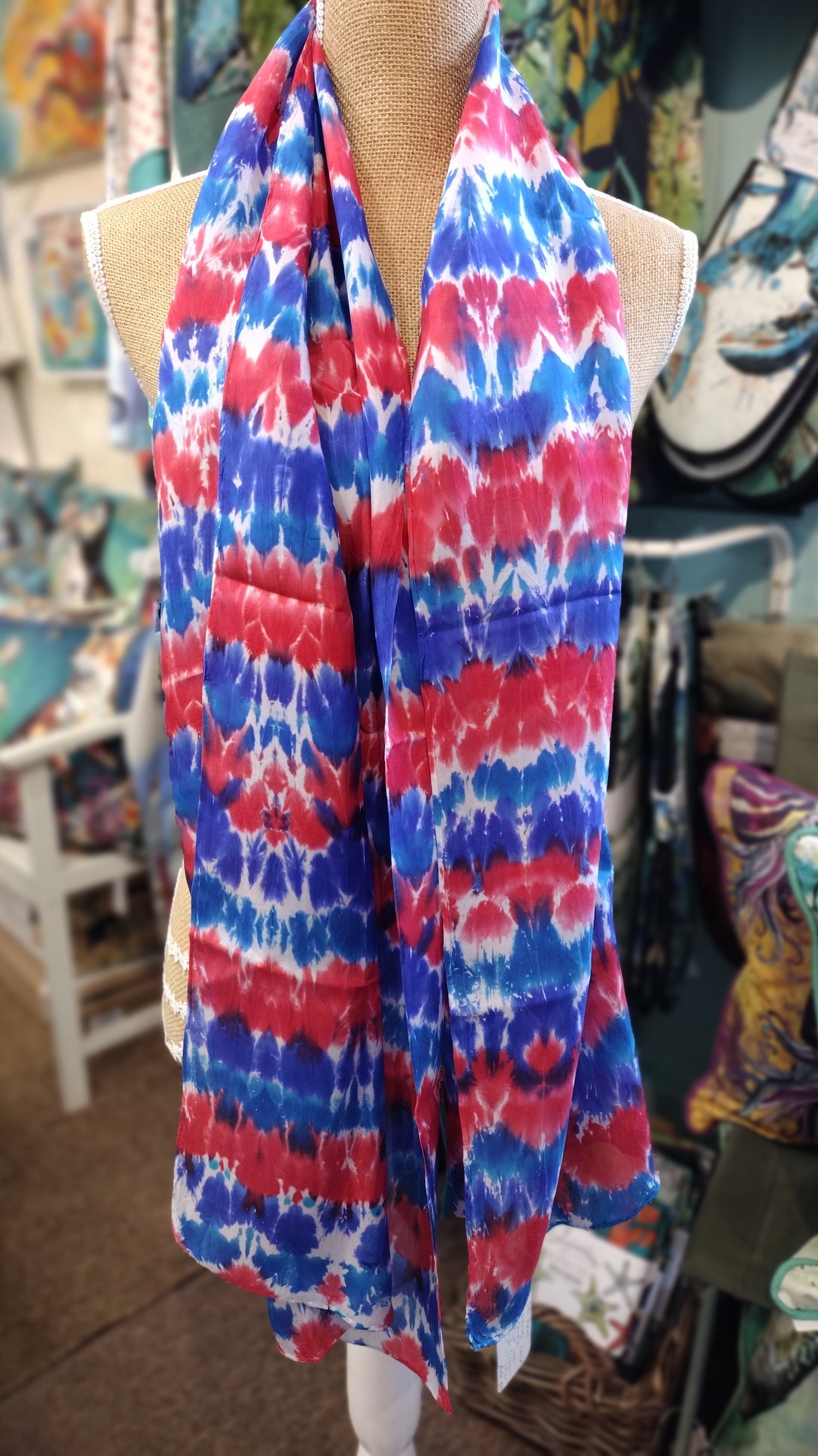 Janet Croome "Coronation" Silk Scarf (COM)