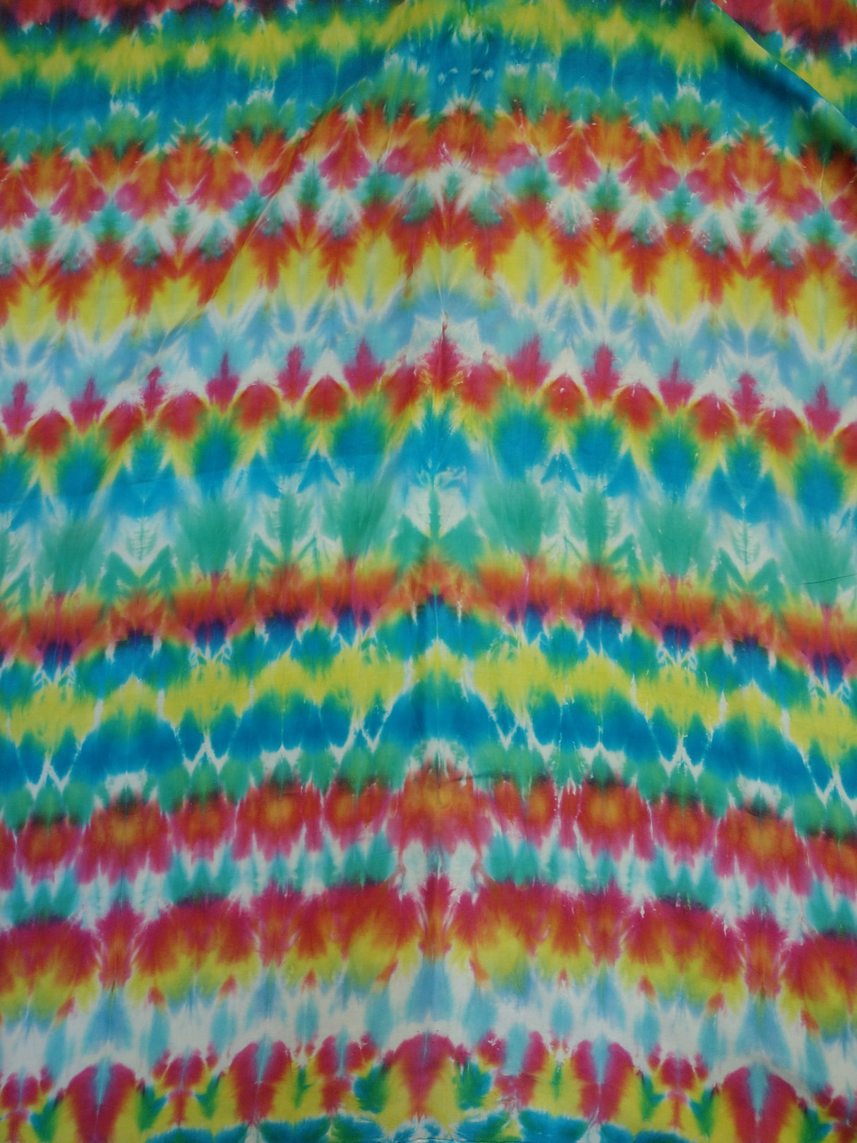 "Summertime 1" square silk scarf by Janet Croome