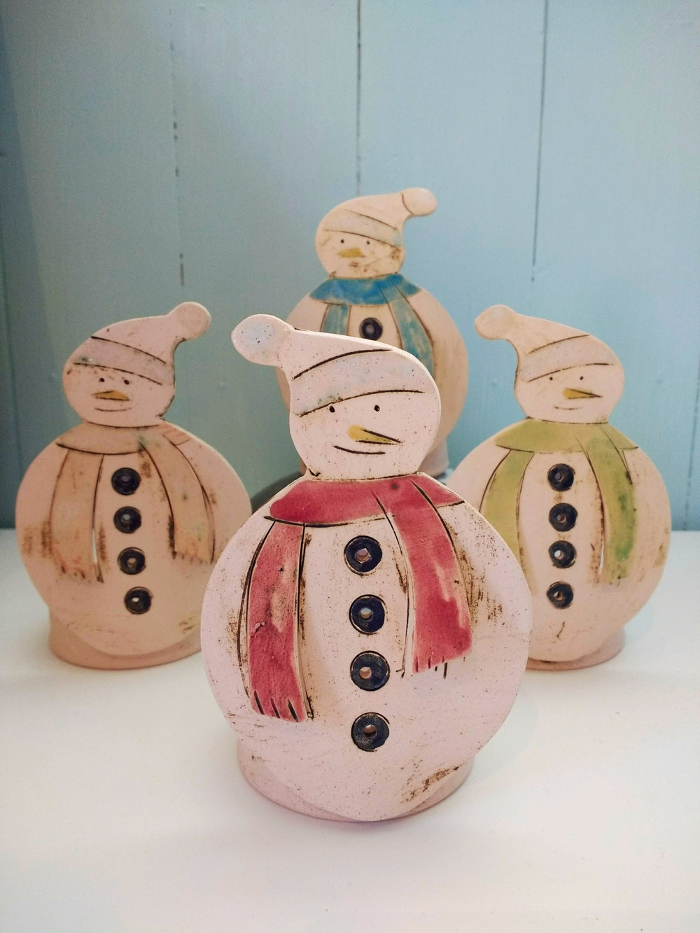 Iveta Goddard Snowman Tealight Holder