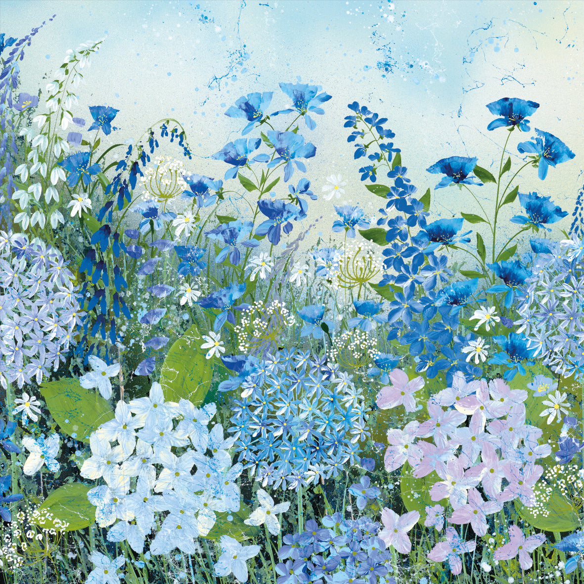 "Misty Blue" card by Jane Morgan