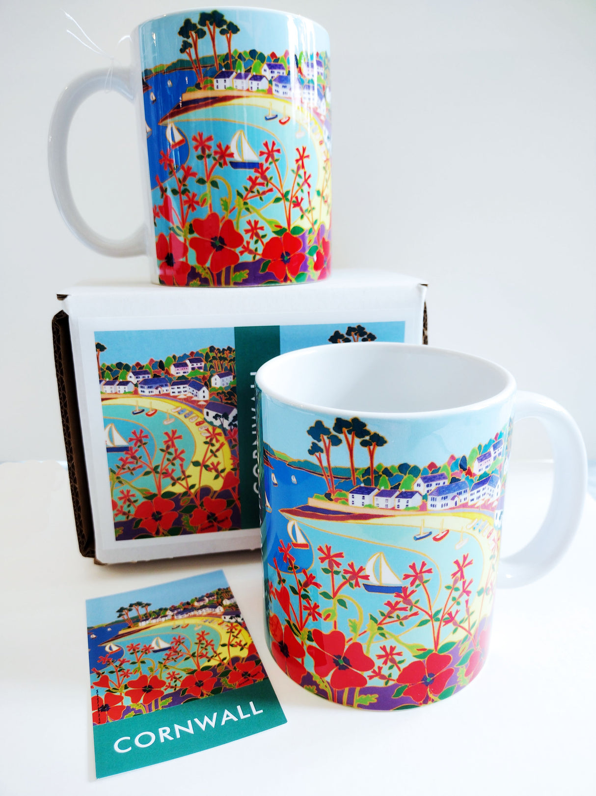 Helford River, Cornwall mug by Joanne Short