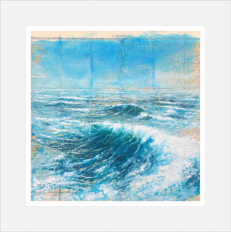 At Sea, print by Kit Johns.