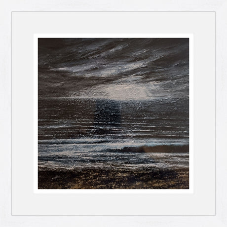 Cornish Winter Storm, print by Kit Johns.