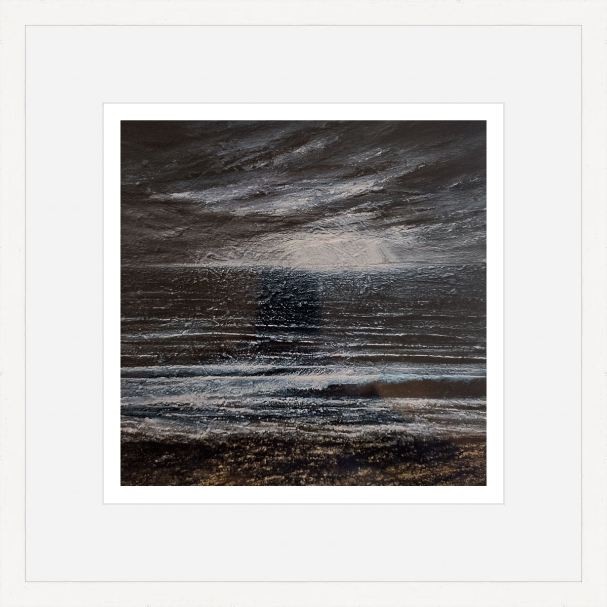 Cornish Winter Storm, print by Kit Johns.