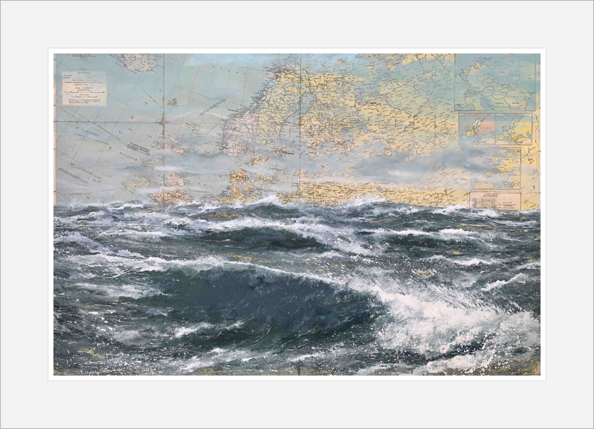 "I'll Love You Until The World Stops Turning" print by Kit Johns