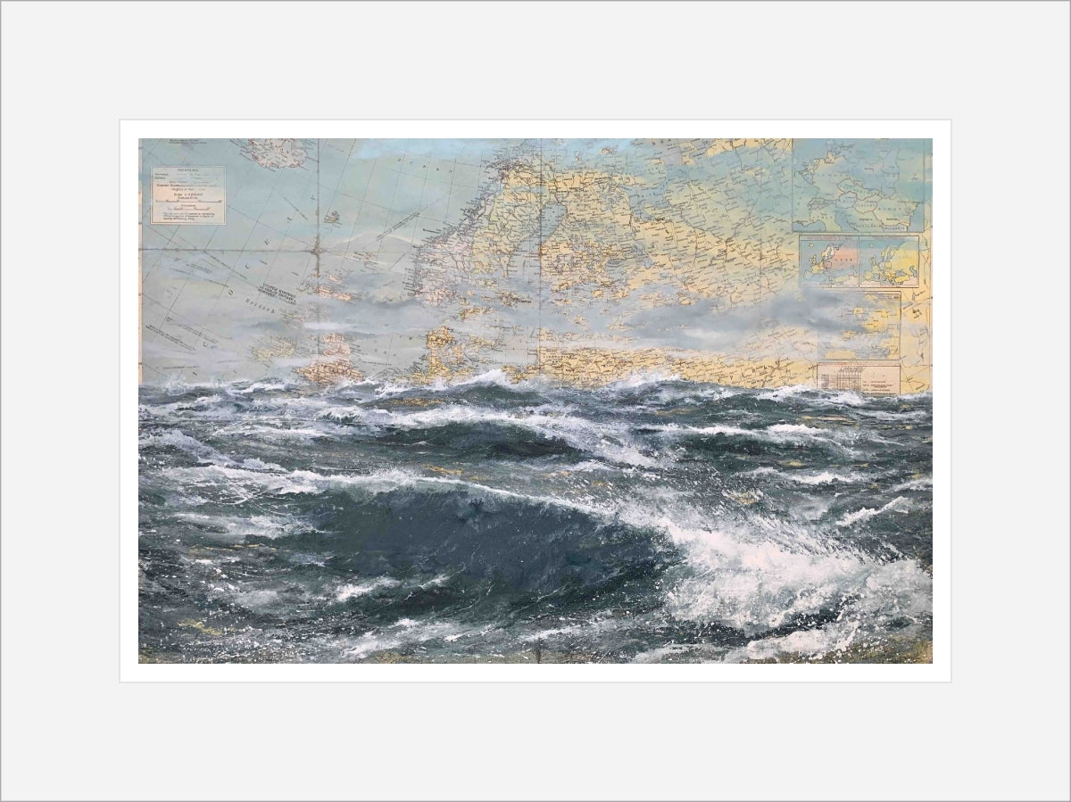 "I'll Love You Until The World Stops Turning" print by Kit Johns