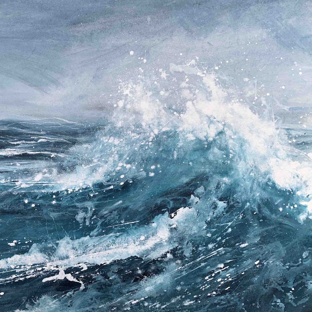 Lost In The Waves, print by Kit Johns.