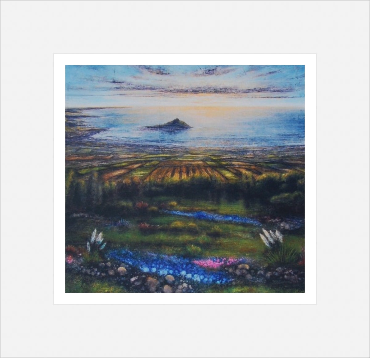 Mapped Out Marazion, print by Kit Johns.