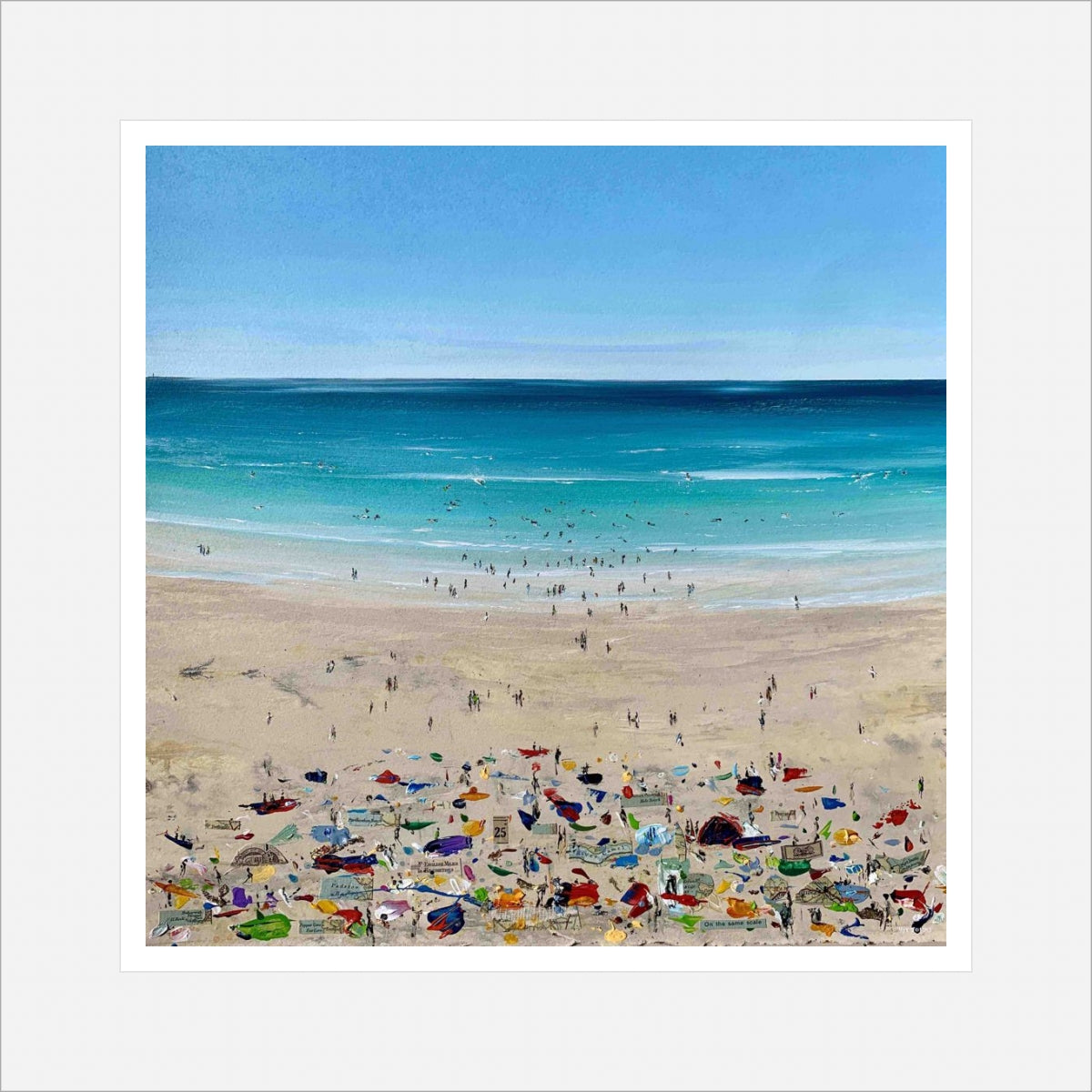 Strangers Become Neighbours, print by Kit Johns.