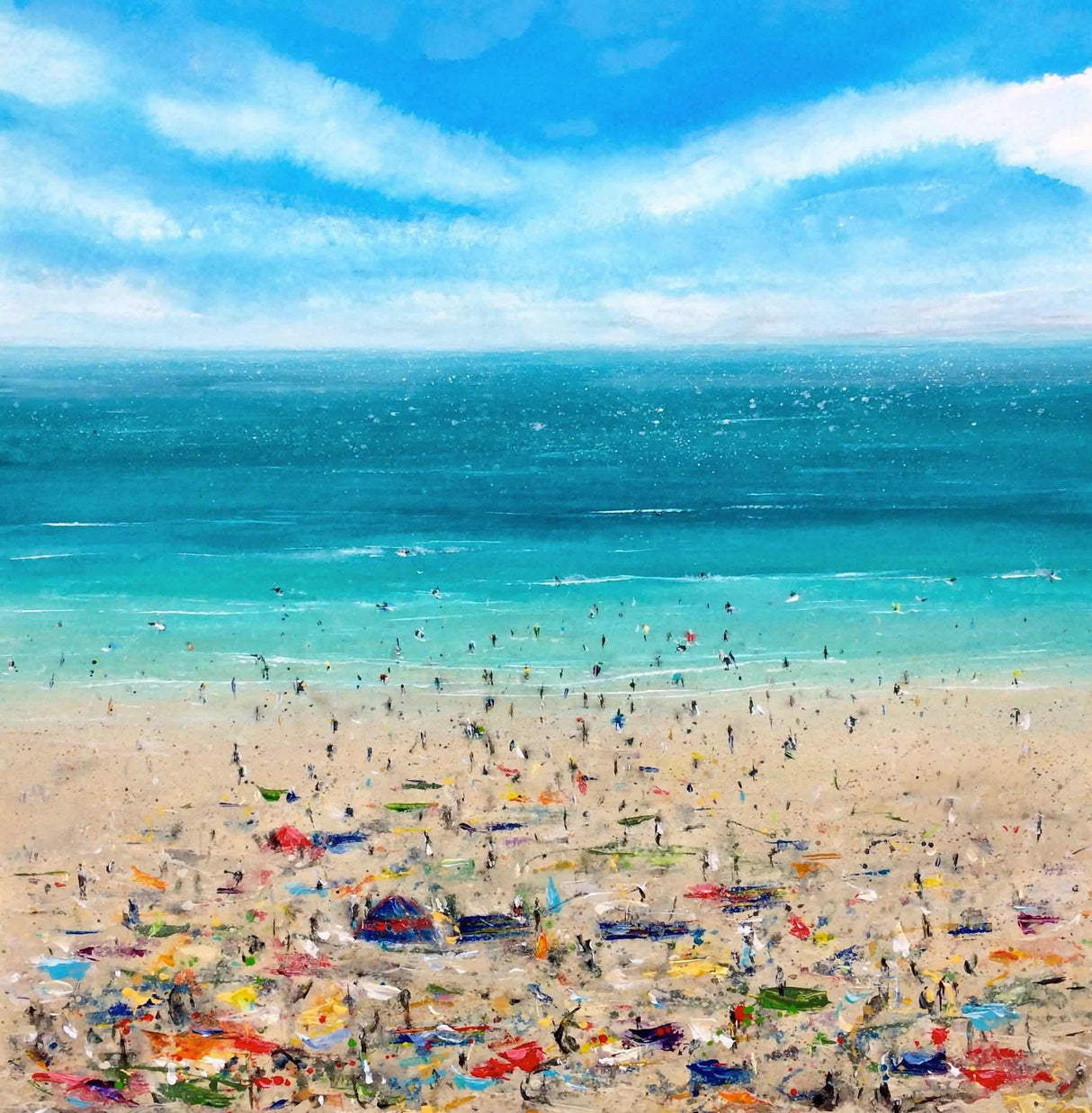 Summer Scenes, print by Kit Johns.