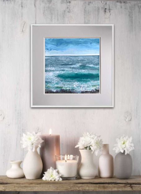 Turquoise Pentreath, print by Kit Johns.