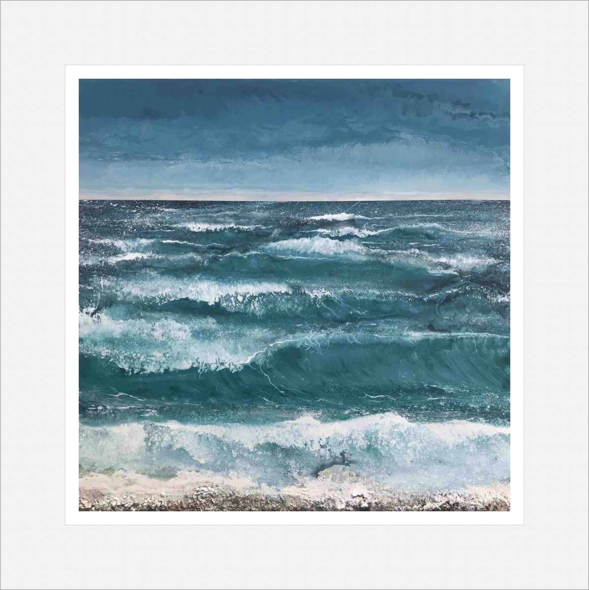 You Remind Me Of The Colour Blue, print by Kit Johns.