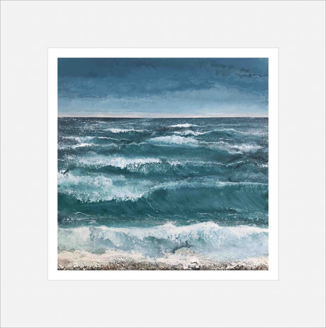 You Remind Me Of The Colour Blue, print by Kit Johns.