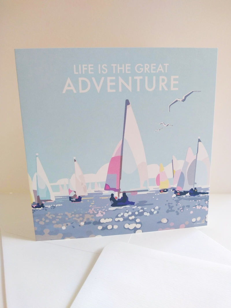 Life Is The Great Adventure, Becky Bettesworth Card
