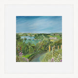 "Coastal Path To Charlestown Harbour" prints by Liz Hackney