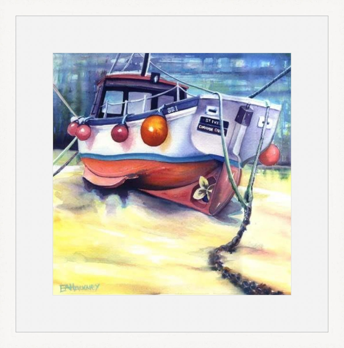 Liz Hackney Cornish Crest, St. Ives