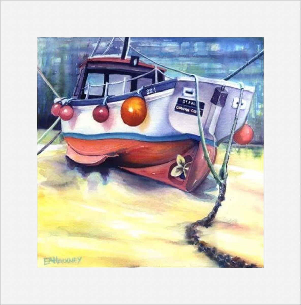 Liz Hackney Cornish Crest, St. Ives