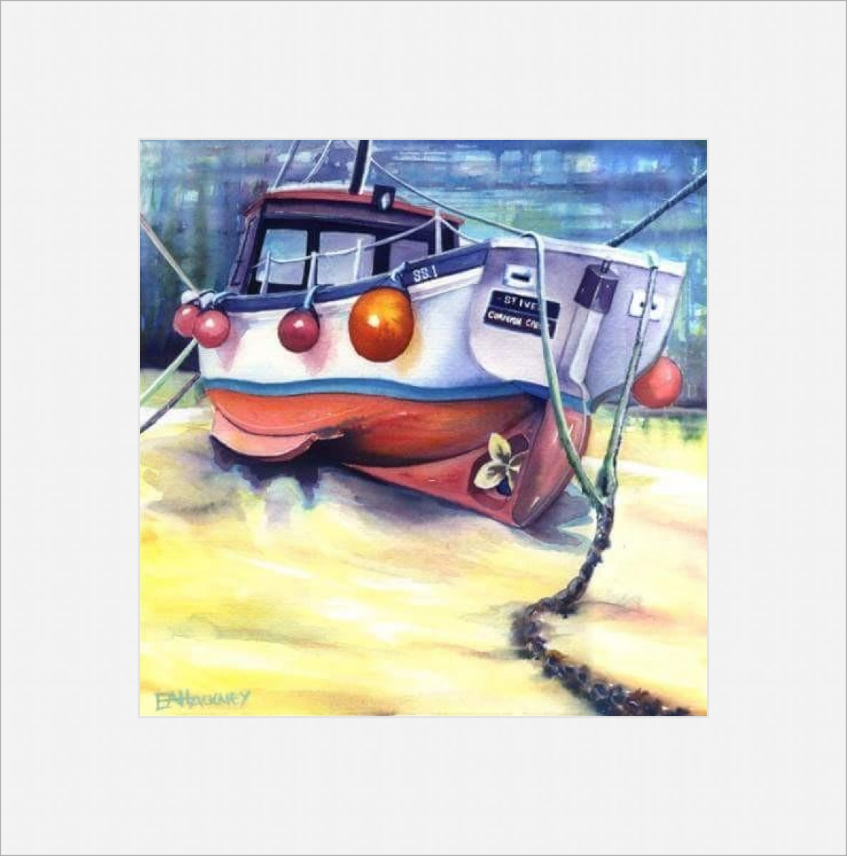 Liz Hackney Cornish Crest, St. Ives