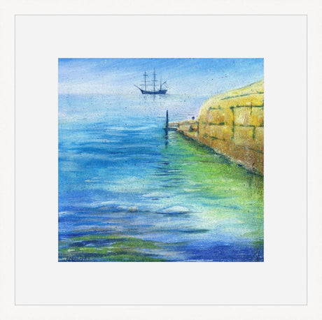 Liz Hackney, Tall Ship Charlestown medium print