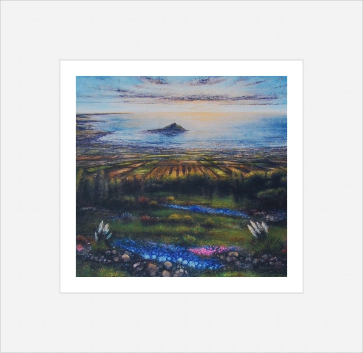 Mapped Out Marazion, print by Kit Johns.