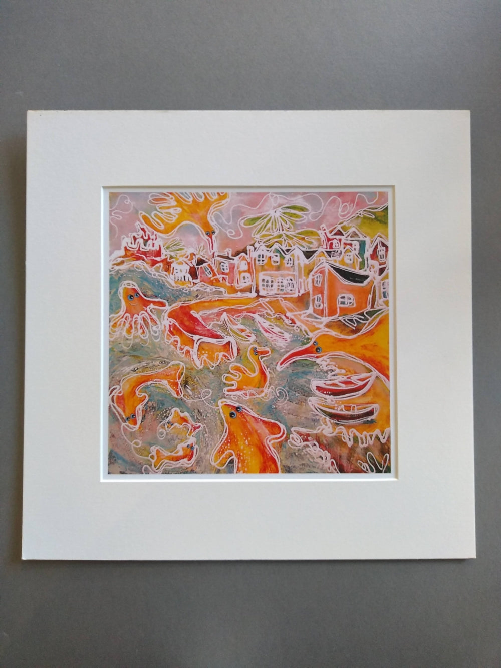 Fun In St. Mawes, print by Marco Grieser-Ronnevig