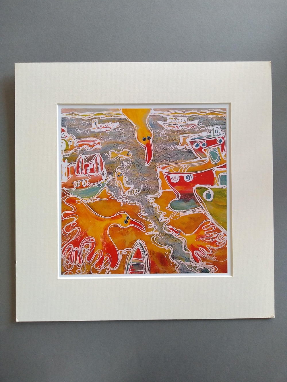 Leaving Padstow Harbour, print by Marco Grieser-Ronnevig