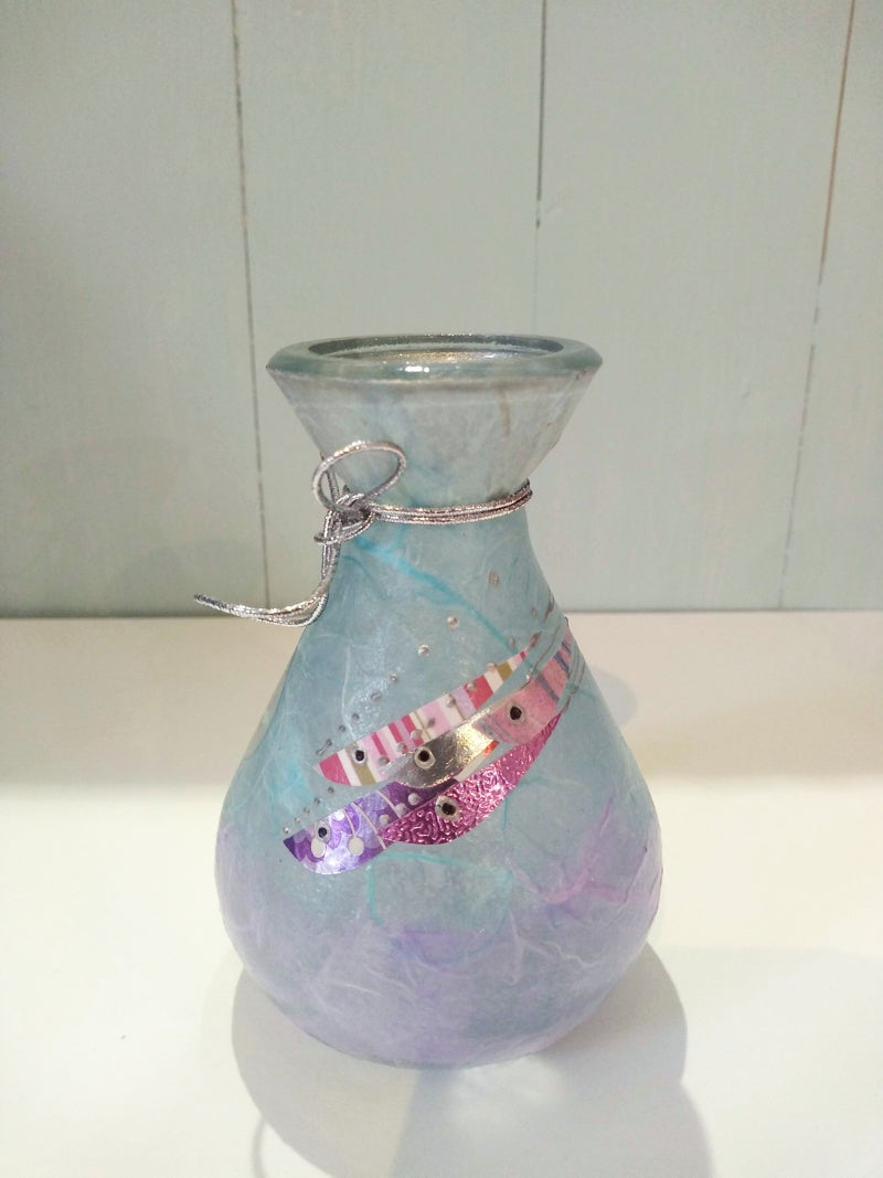 Strawsilk Glass Potion Bottles by Margaret Johnson