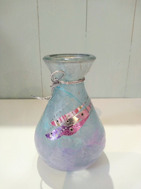 Strawsilk Glass Potion Bottles by Margaret Johnson