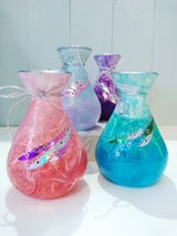 Strawsilk Glass Potion Bottles by Margaret Johnson