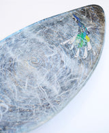 Margaret Johnson Strawsilk Glass "Shoal of Fish" sea platter