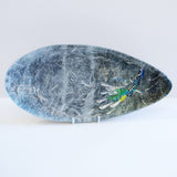Margaret Johnson Strawsilk Glass "Shoal of Fish" sea platter