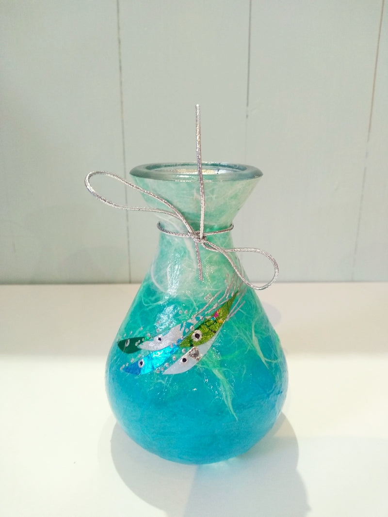 Strawsilk Glass Potion Bottles by Margaret Johnson