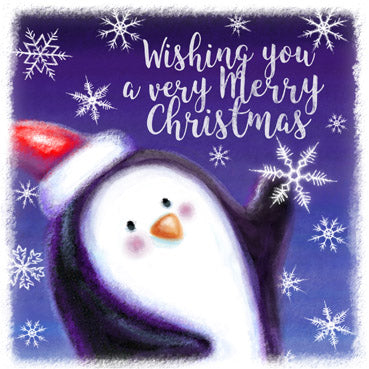 Merry Penguin, pack of Christmas cards