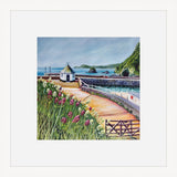 "Summer Flowers at Charlestown Harbour" prints by Liz Hackney