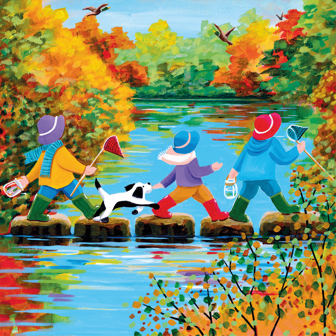 "Stepping Out" card by Nikky Corker