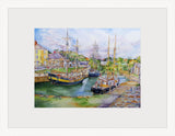 Medium Charlestown Tall Ships print by Pat Thuysbeart
