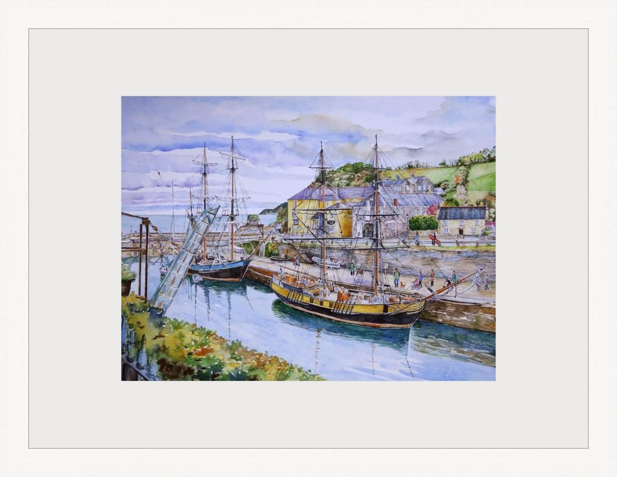 Medium Charlestown Harbour print by Pat Thuysbaert