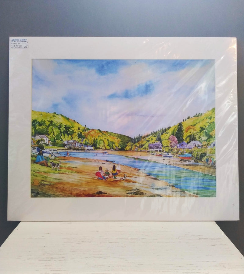 Large Lerryn print by Pat Thuysbaert