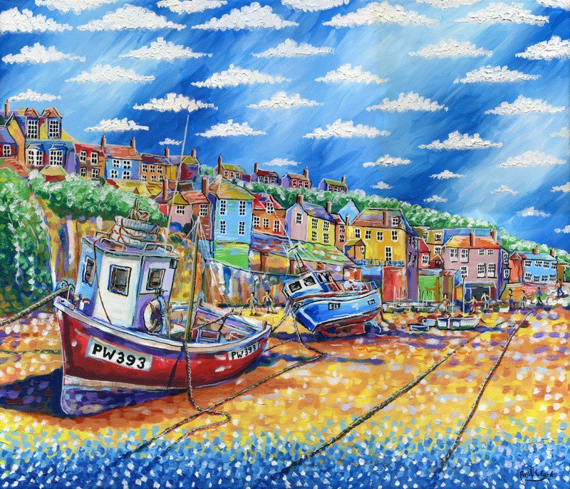 Boats-At-Rest-Port-Isaac-print-by-Paul-Clark