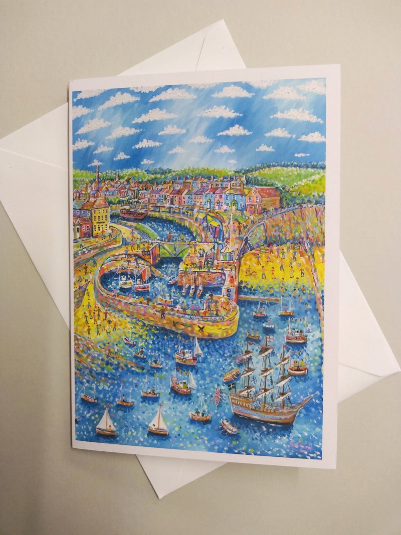 Charlestown Regatta II large card by Paul Clark
