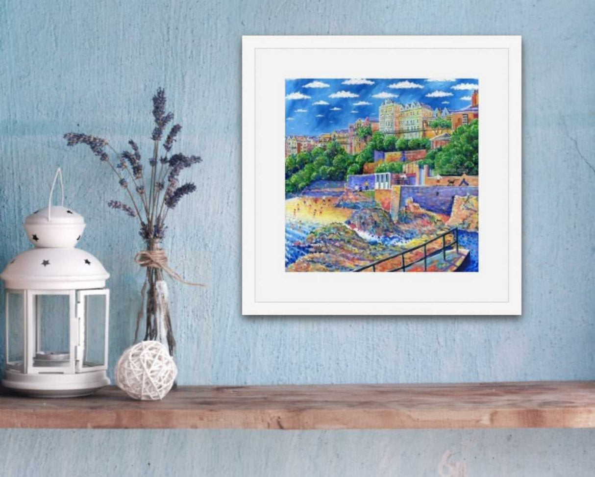 Fowey Hotel, print by Paul Clark