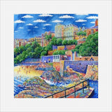 Fowey Hotel, print by Paul Clark